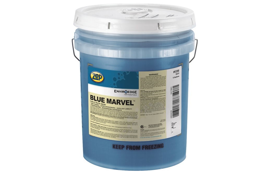 Zep Blue Marvel Foam Shampoo Vehicle Wash,5Gal