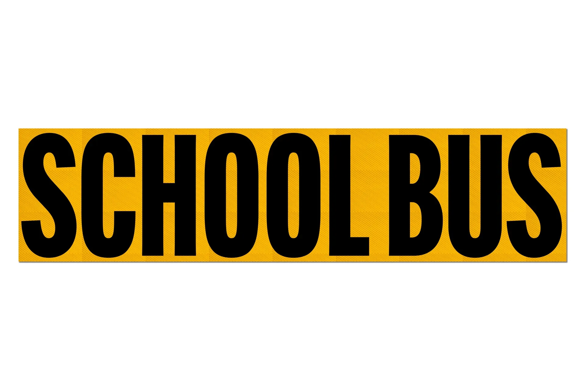 Sticker,School Bus,8 In Ltrs,Reflec