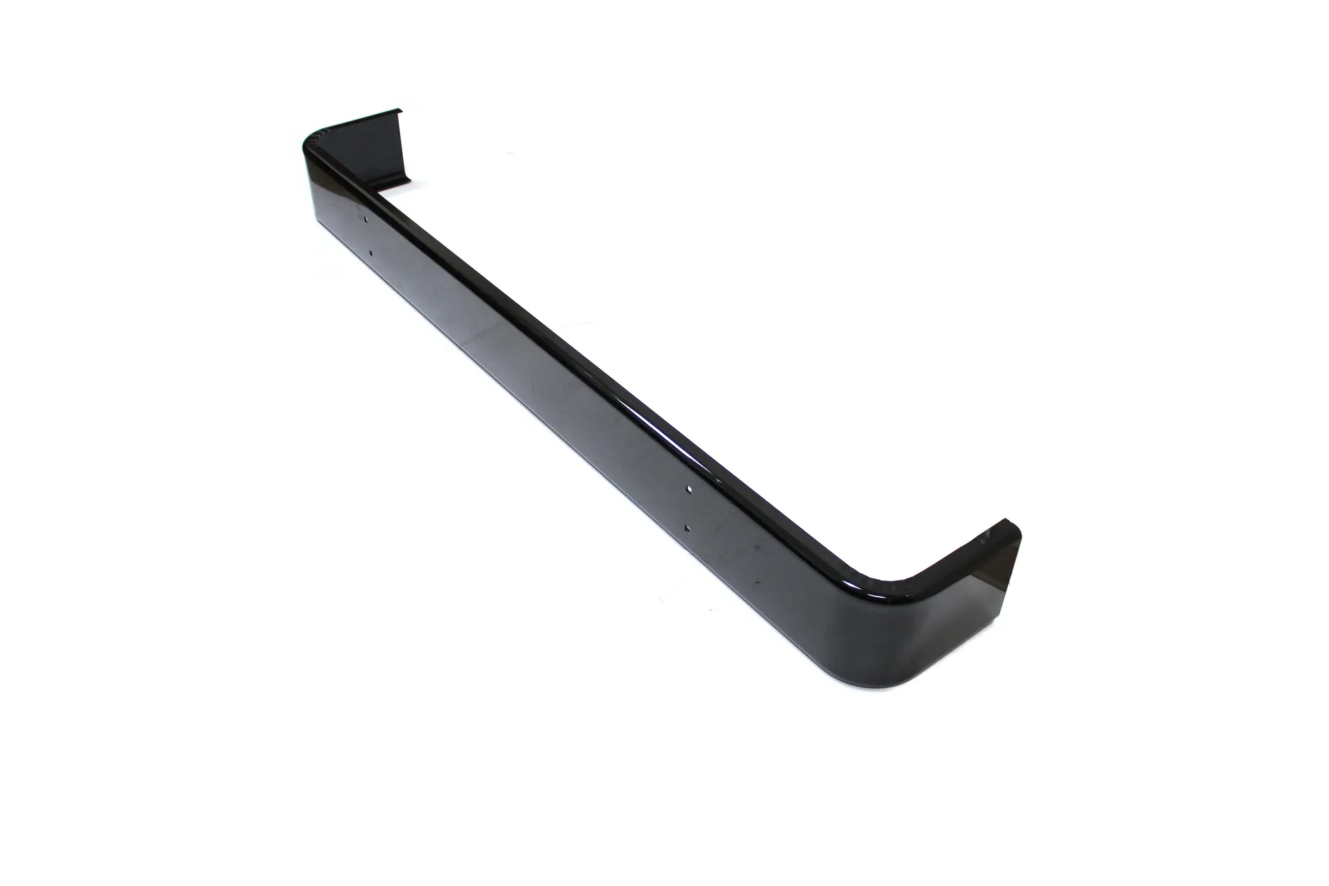 Bumper, Rear, SRW, MBII, Steel, Black
