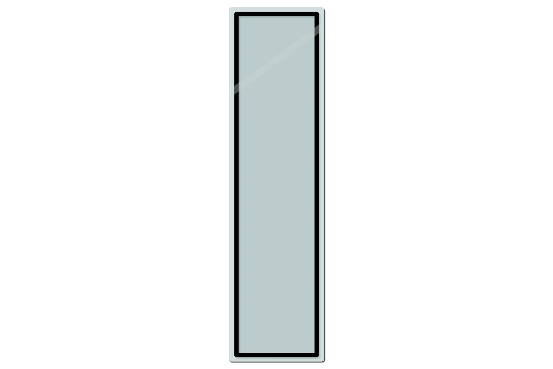 Vitre Porte Thermo 38"X10.25"X.5"Claire