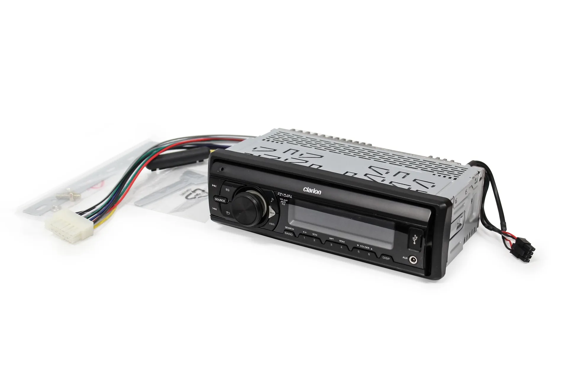 Dual Sgle Din Pa Ready Am/Fm Frt Aux