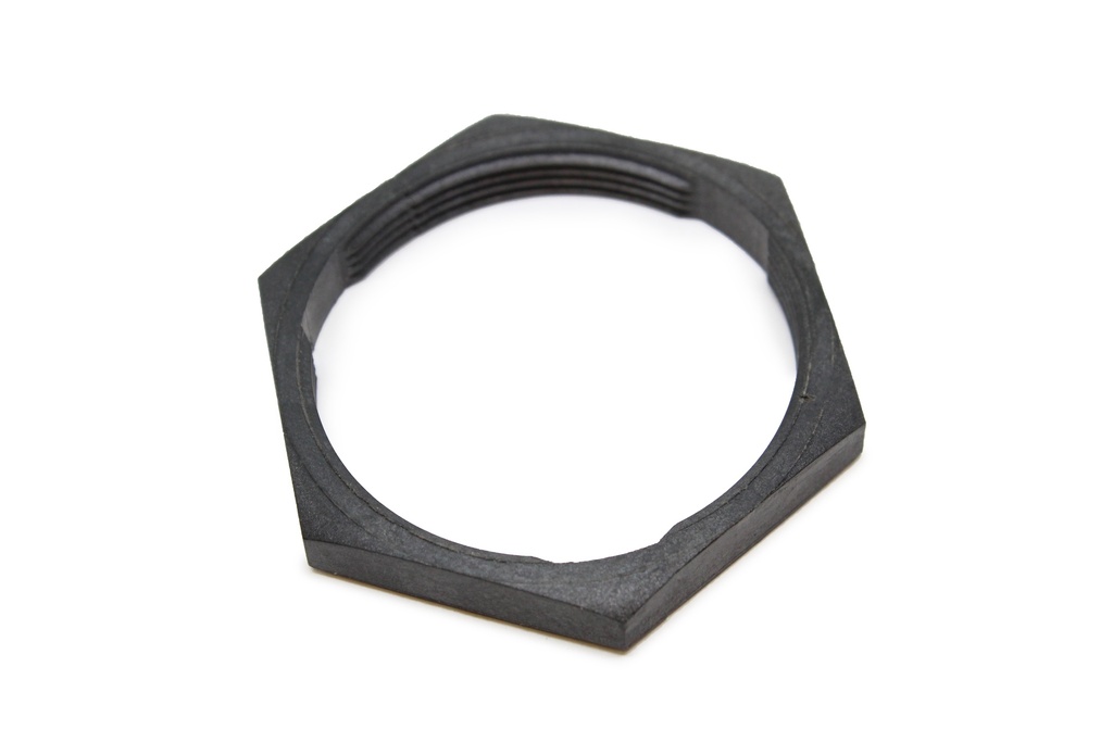 Nut,Panel,Blkhd,Hd30,Size 24,Deutsch,Plstc