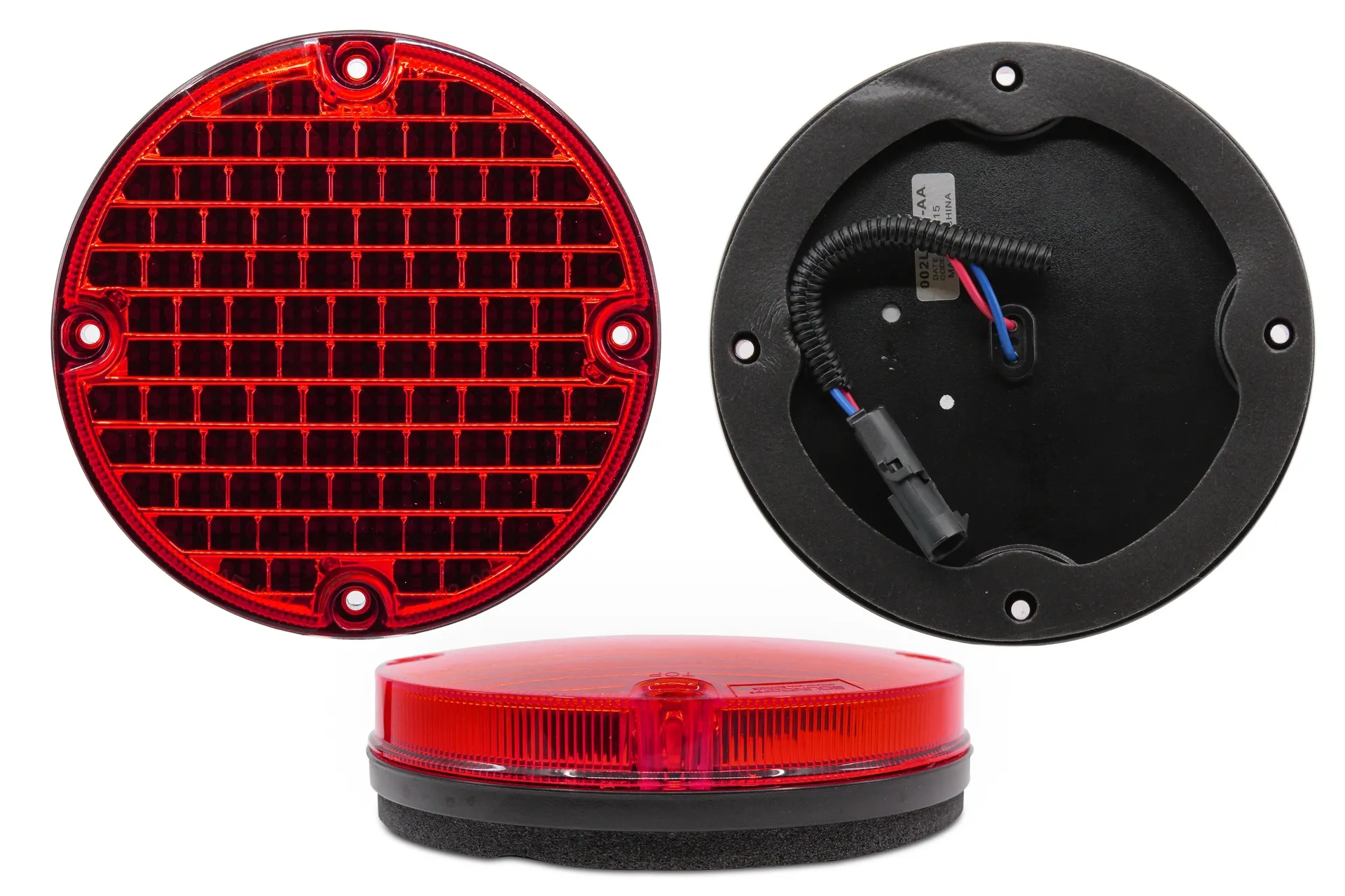 7 Warning 2 Wire Red W/Conn