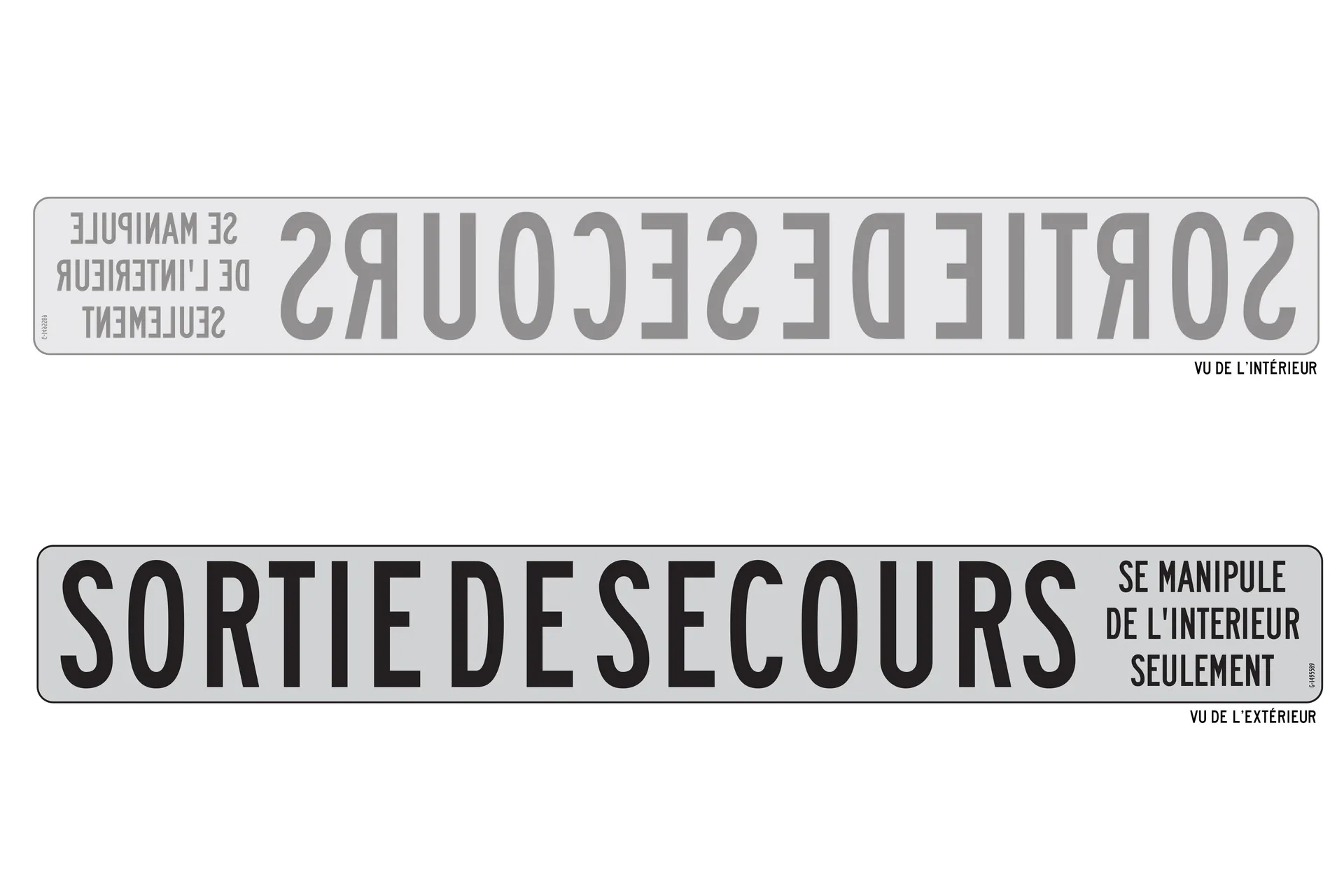 Sticker,"Sortie De Secours Se Manipule"