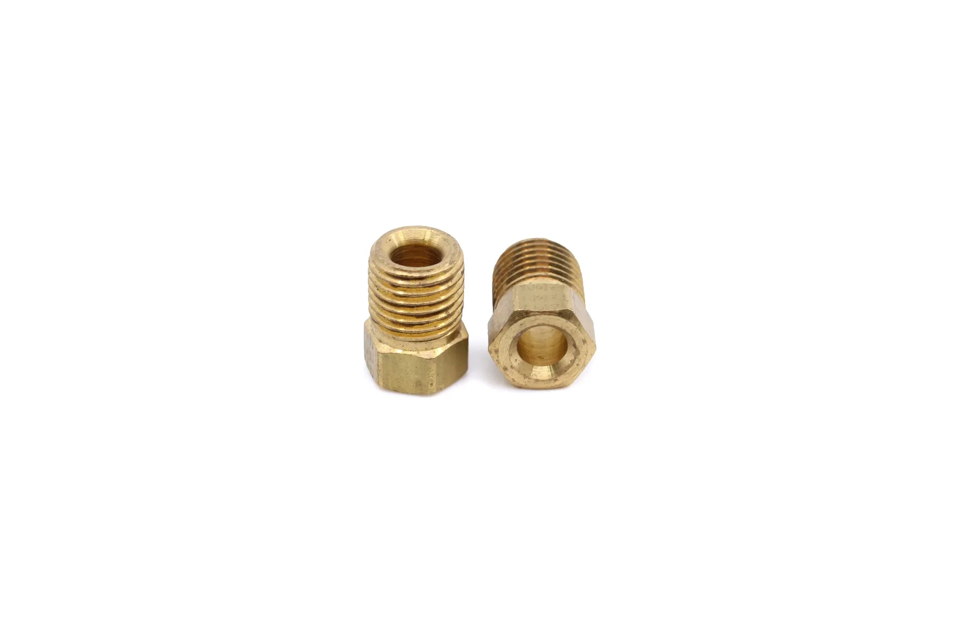 Fitting,1/4 Tod X 7/16 Mpt,Brass
