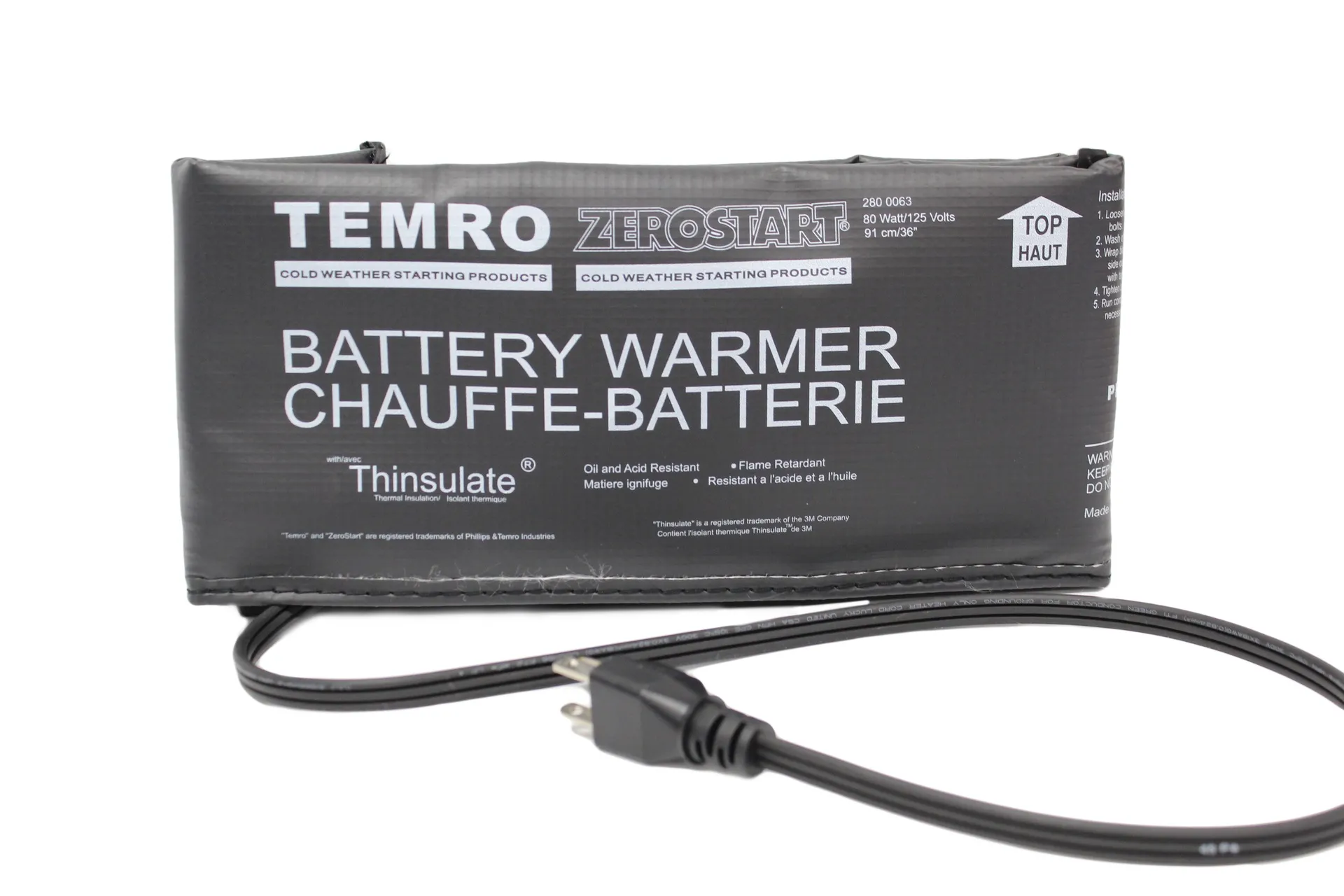 Chauffe-Batterie 36Po 80W