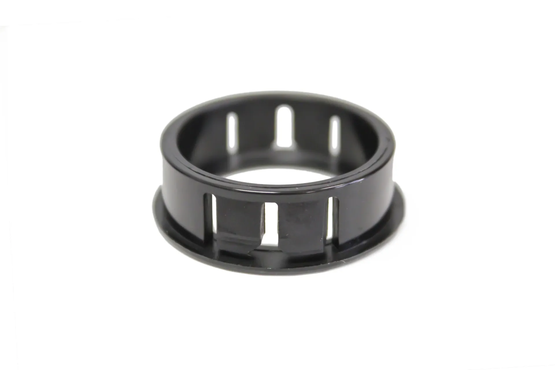 Bague à pression, nylon, noir, 1 1/4" OD