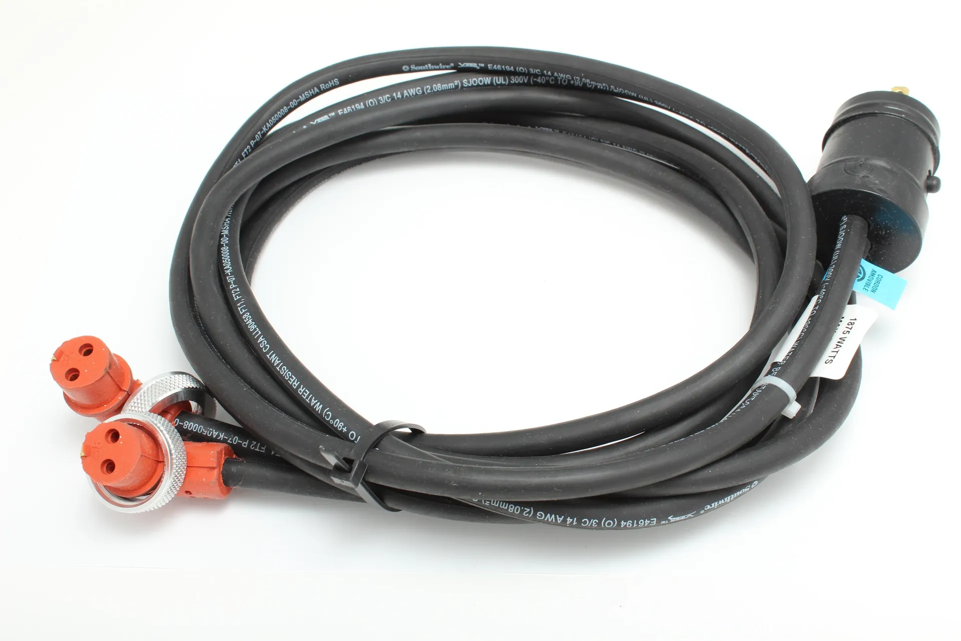 Cable Assy, Dual, Eng. Blk Htr