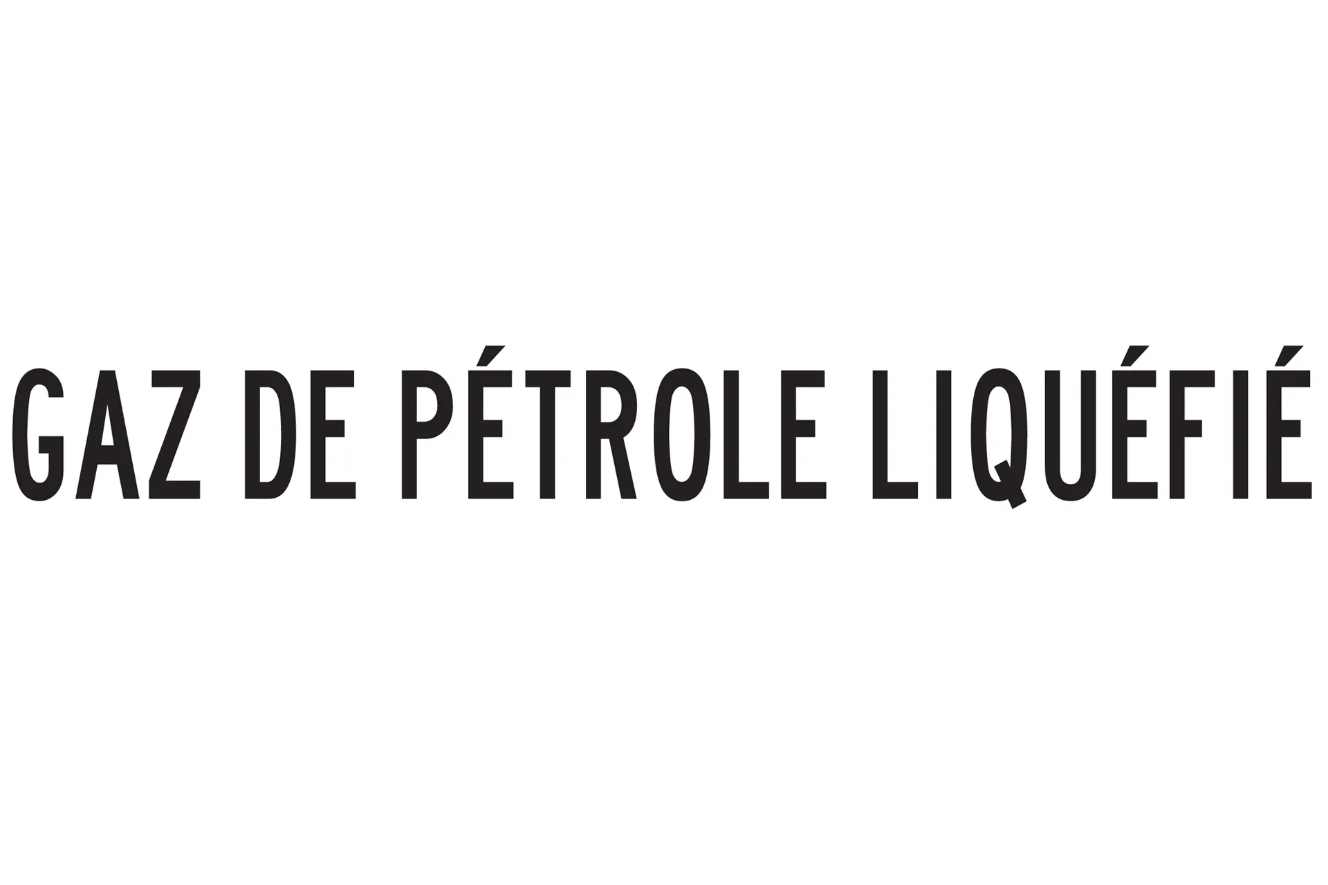 Decalque "Gaz De Petrole Liquéfié"