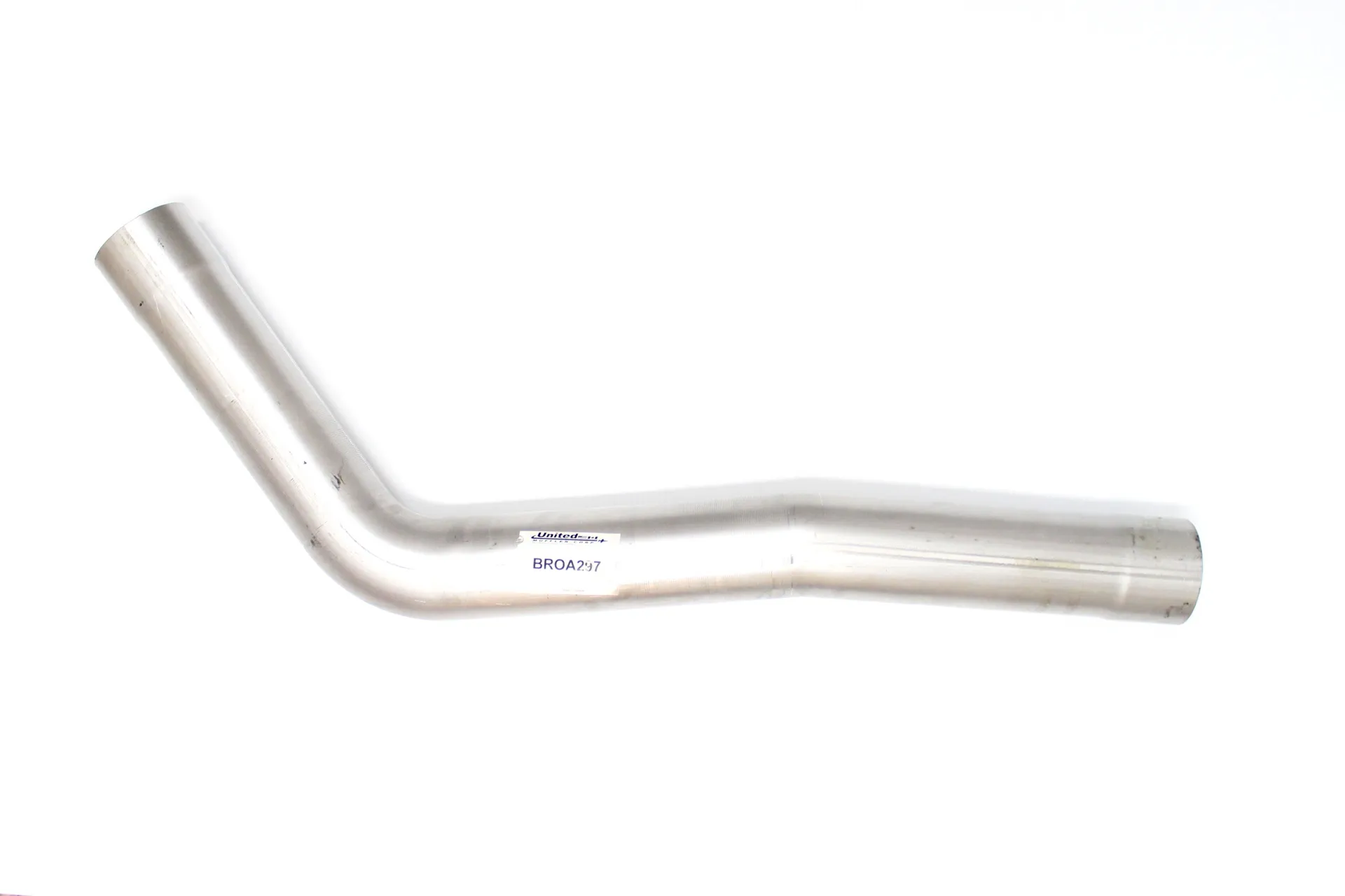 Pipe, Exhaust, Axle Clear, Spring Susp, 16Ga