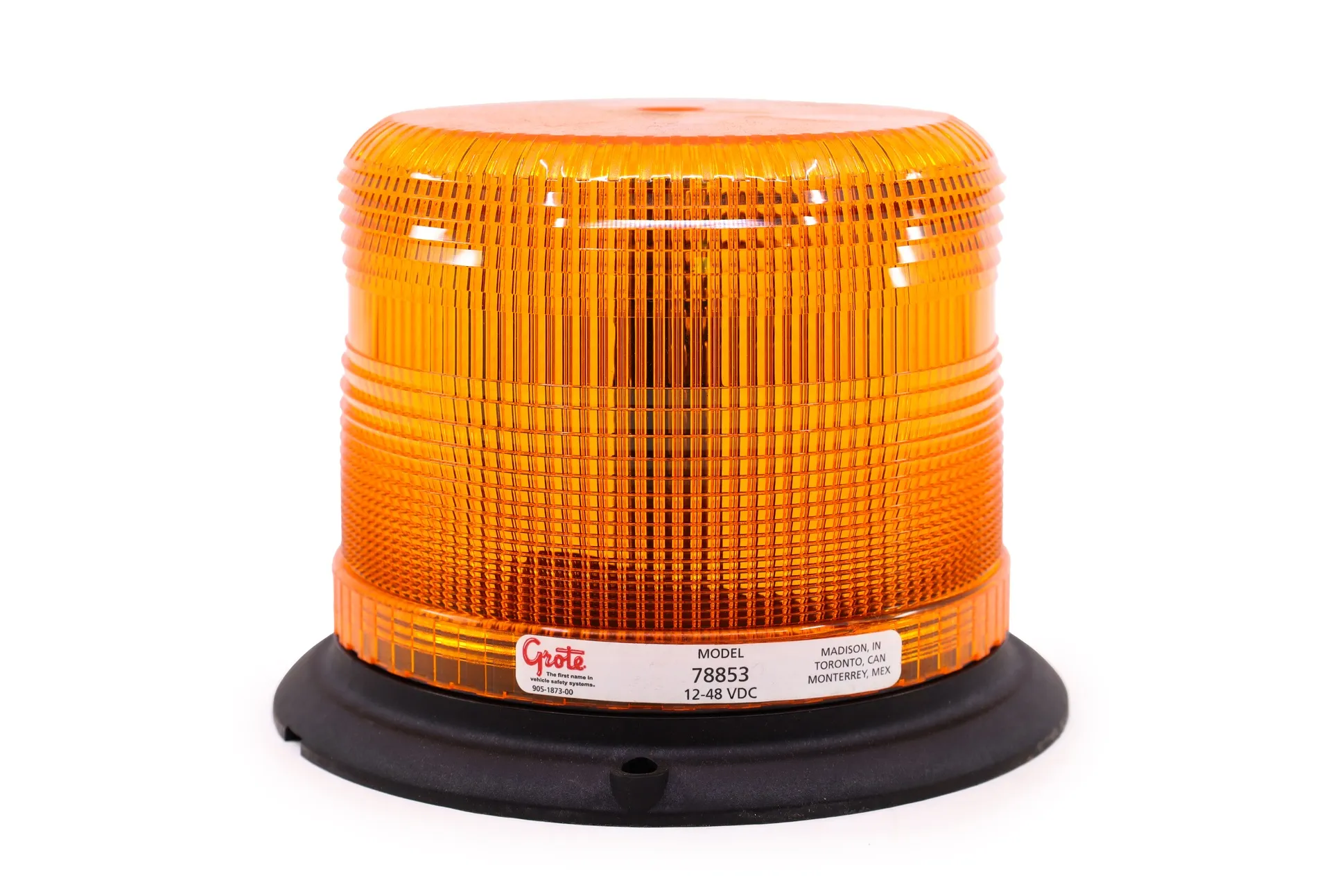 Strobe Lgt.Amber,Cl.2 6 3/8 Dia.X4 7/8H.