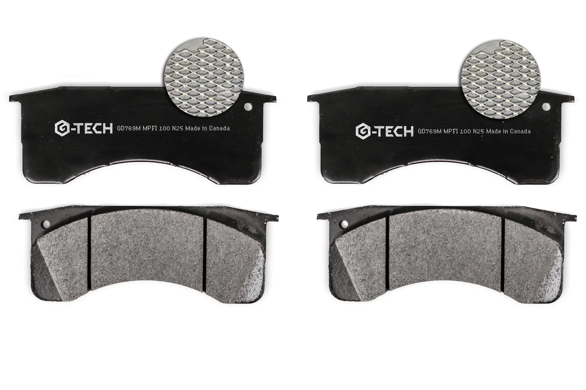 Hydraulic Brake Pads 4 Pistons Mesh