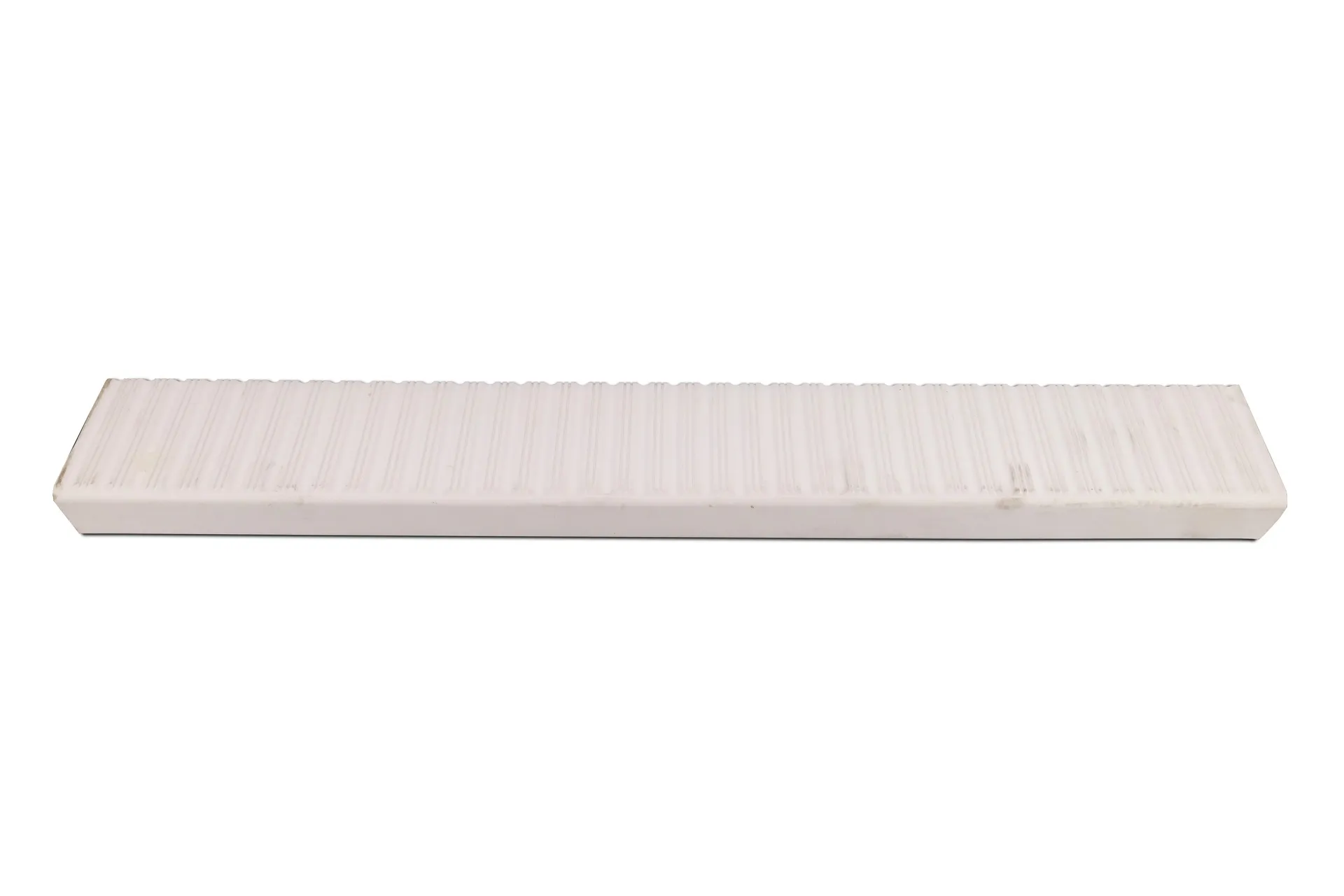 Step Tread Nosing Ribbed White Floor