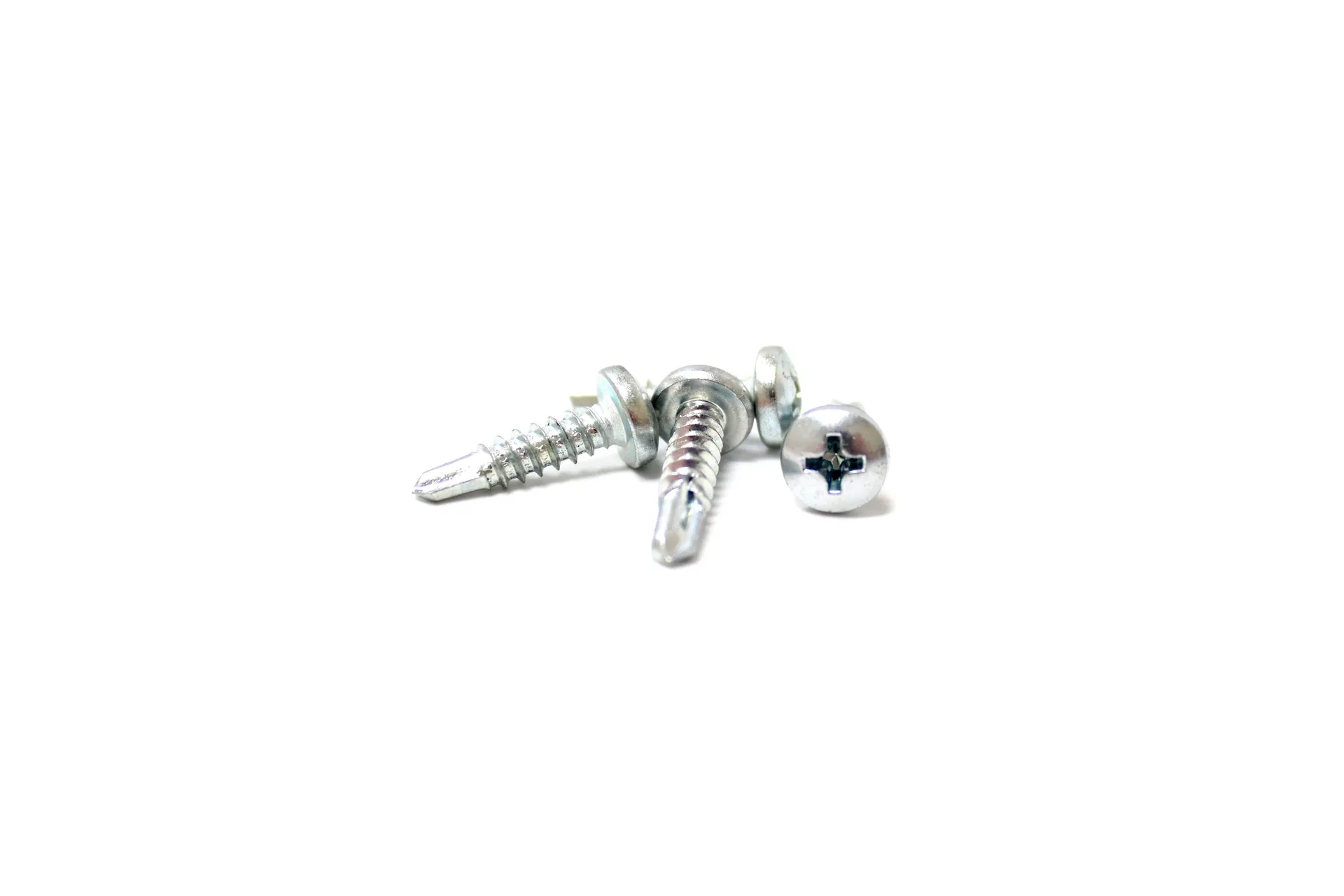 Panscrew, Phillips, Zinc, Self-drilling, #10 X 3/4