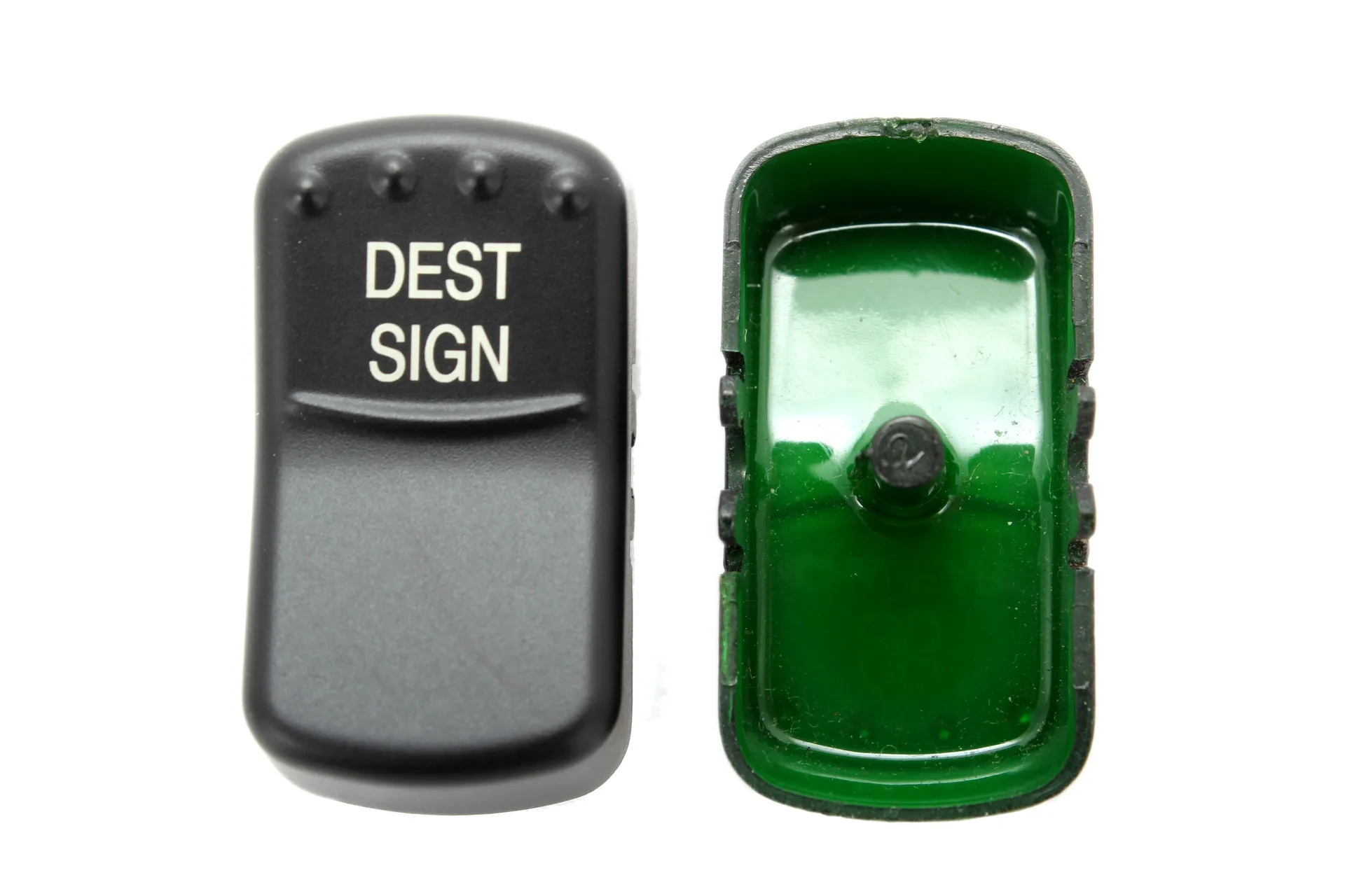 Rocker, Button Sign Destination
