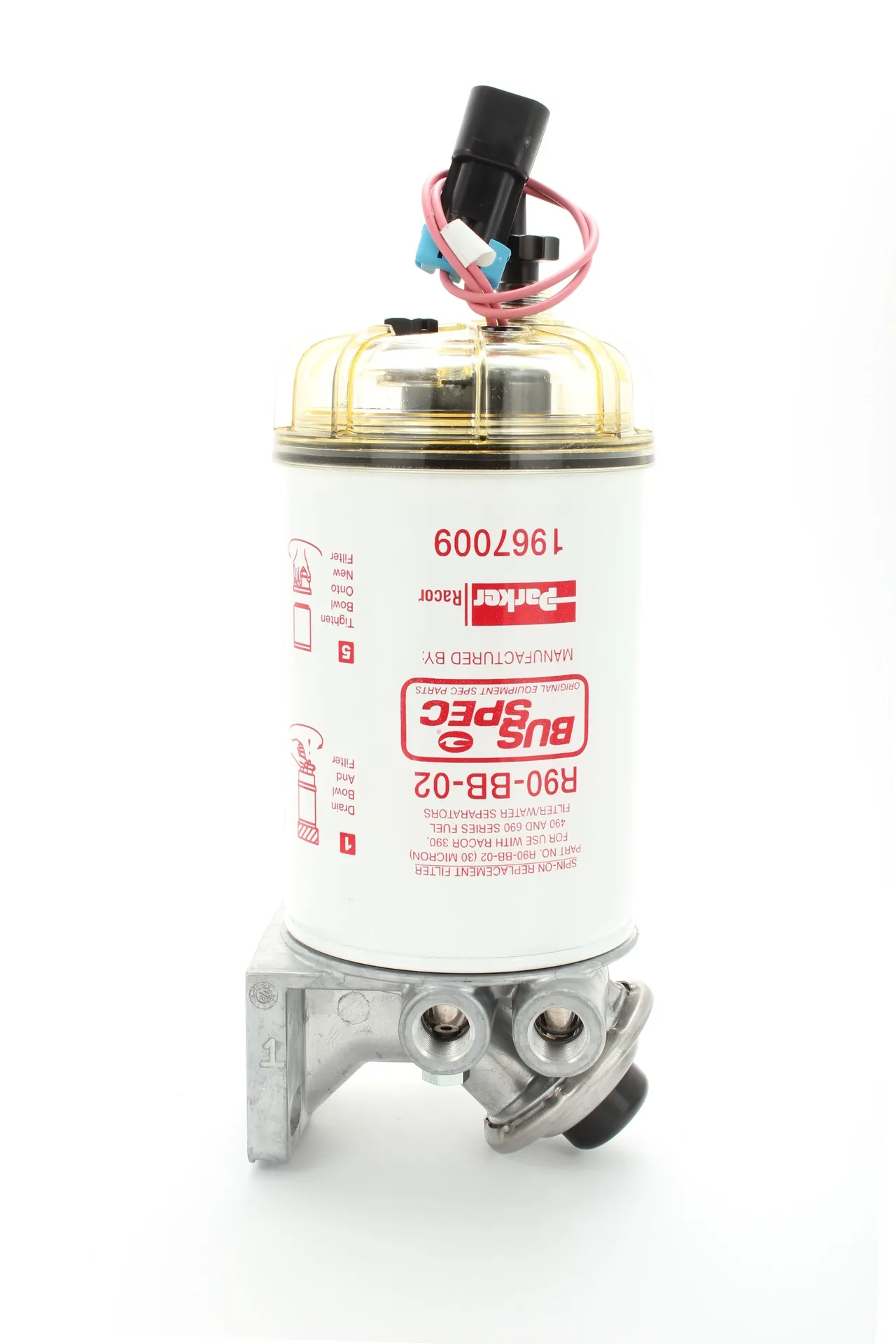 Filter, Fuel/Water Sep., Raccor