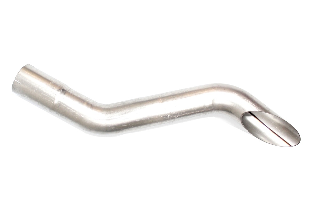 Tailpipe, Exhaust, Rear, Turn Down, 4" Od