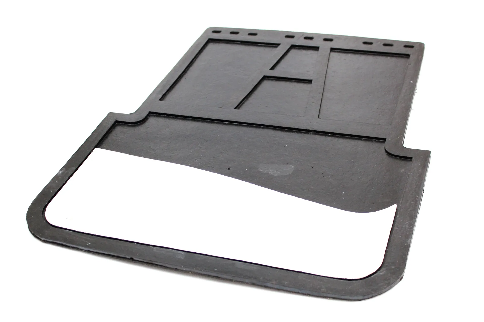 Mudflap, Black Rubber, 24 X 30 Wo Logo