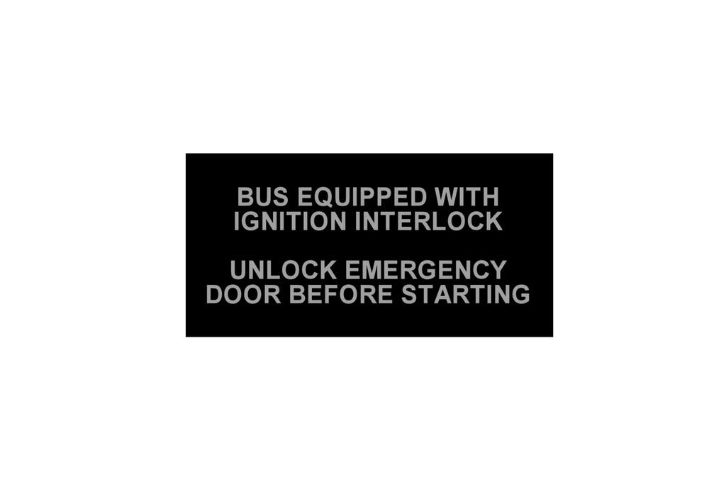 Sticker,Vandal Lock Em. Door Ign