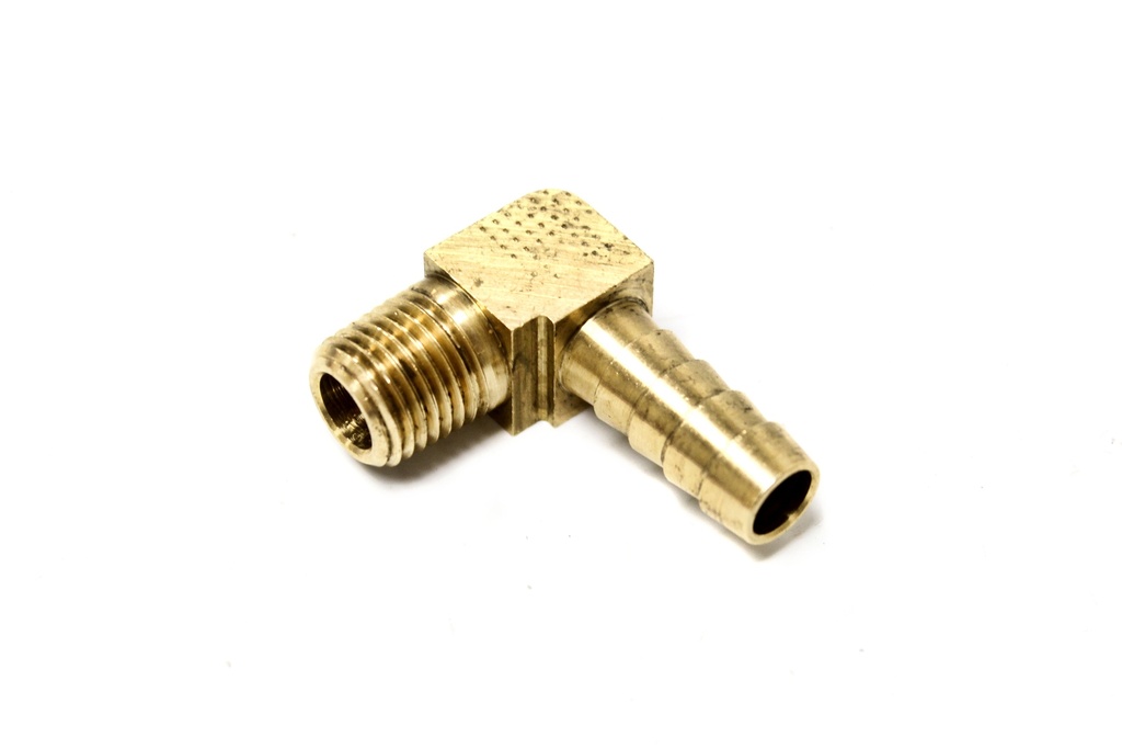 Elbow,Barbed Insert,3/8 Hose X 1/4 Mpt