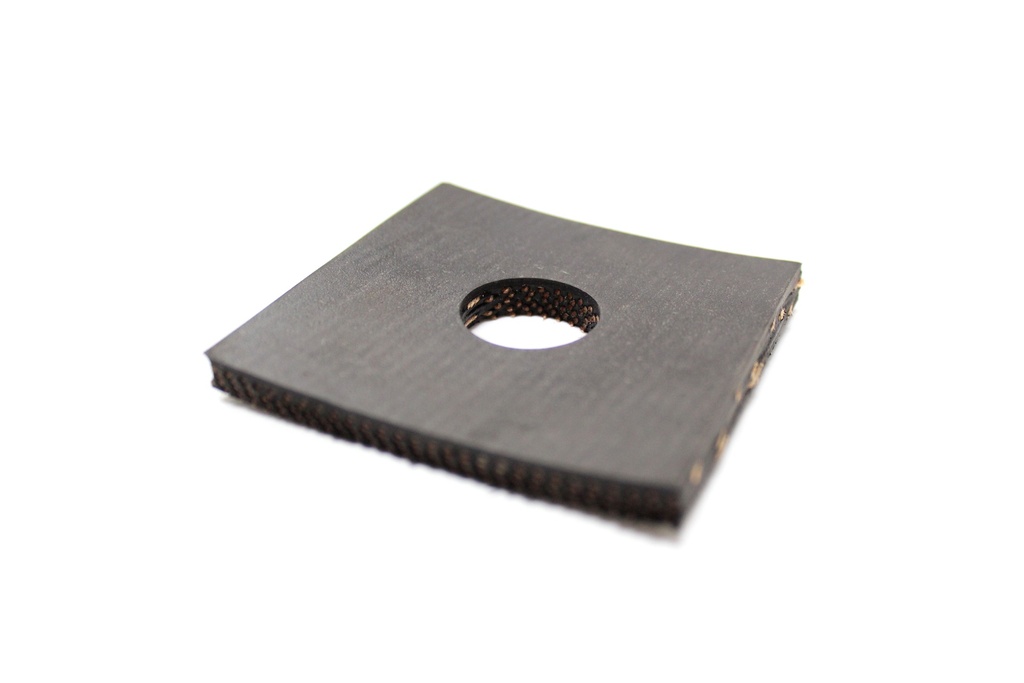 Pad, Rubber, Mtg, .25 X 2.50 X 2.50