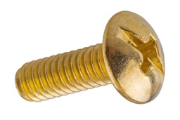 Screw,Mach,1/4-20X1,Ph1,Truss Hd,Yel Zndich  [M-100]