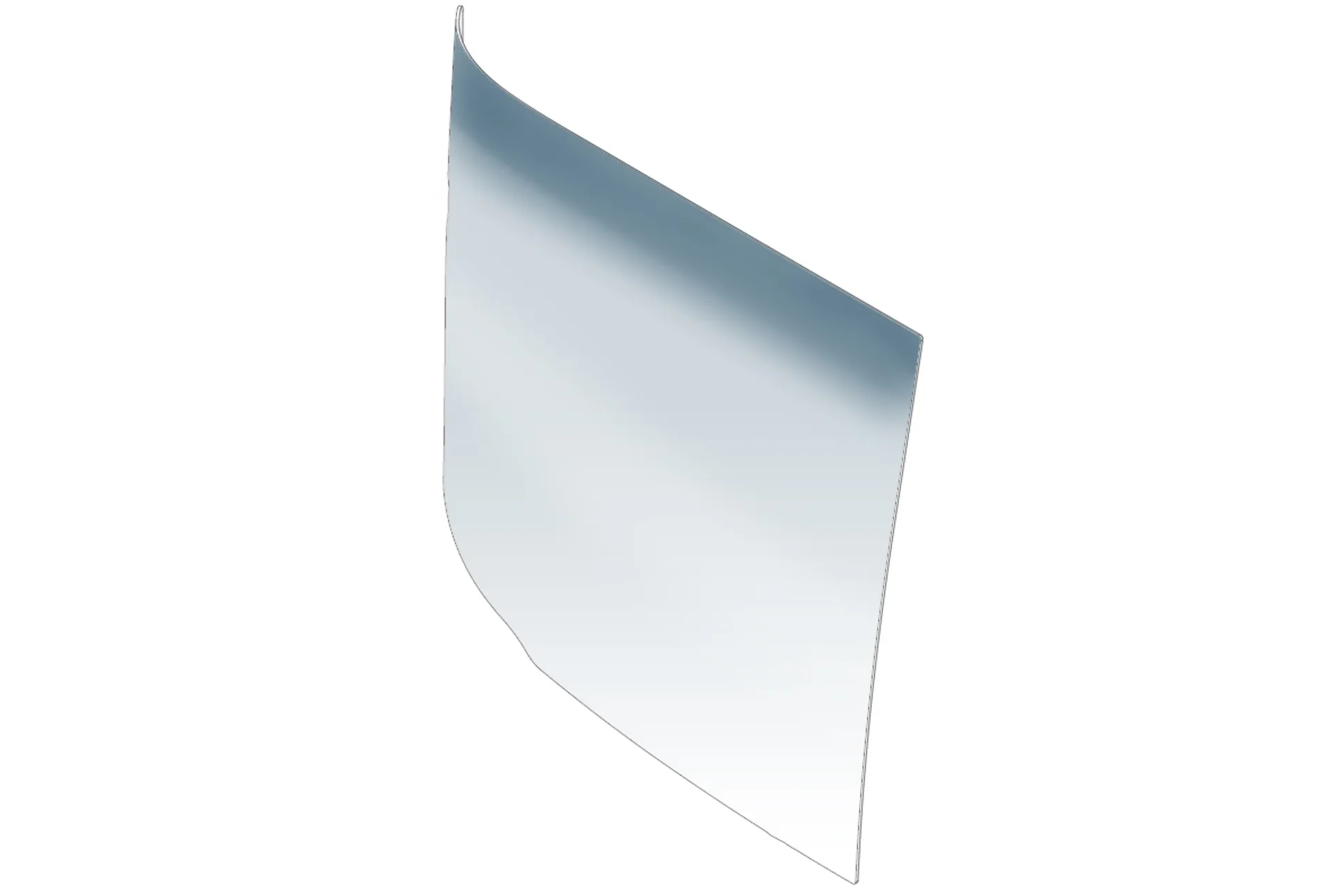 Windshield, Curved, RH, Shaded, TX4