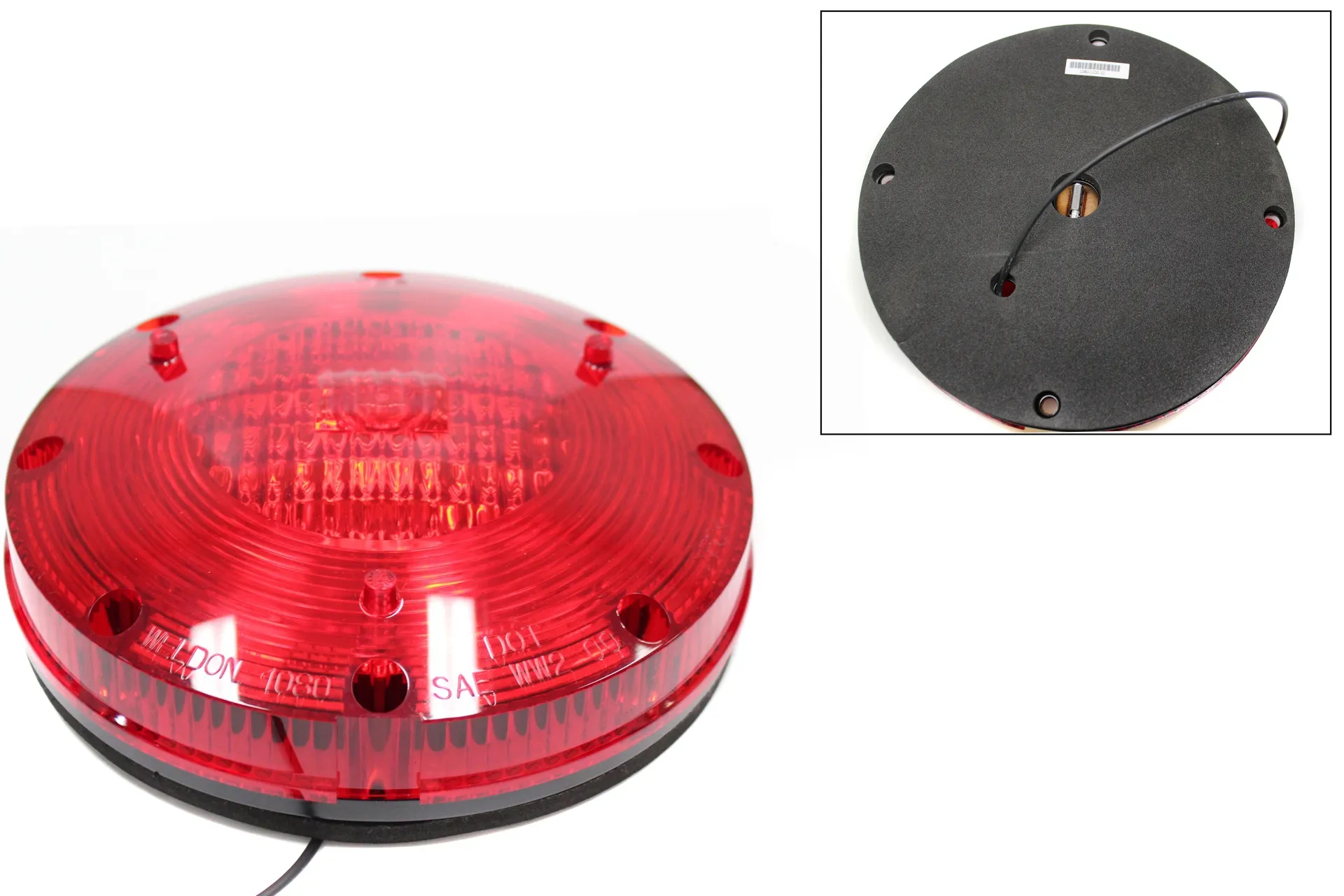 Light, Warning Red 7" Halogen, 1 Wire