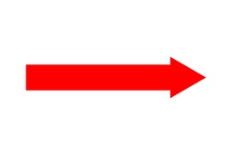 Red Straight Arrow,1.25x6,SB74