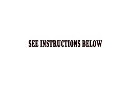 Decal,See Instr Below