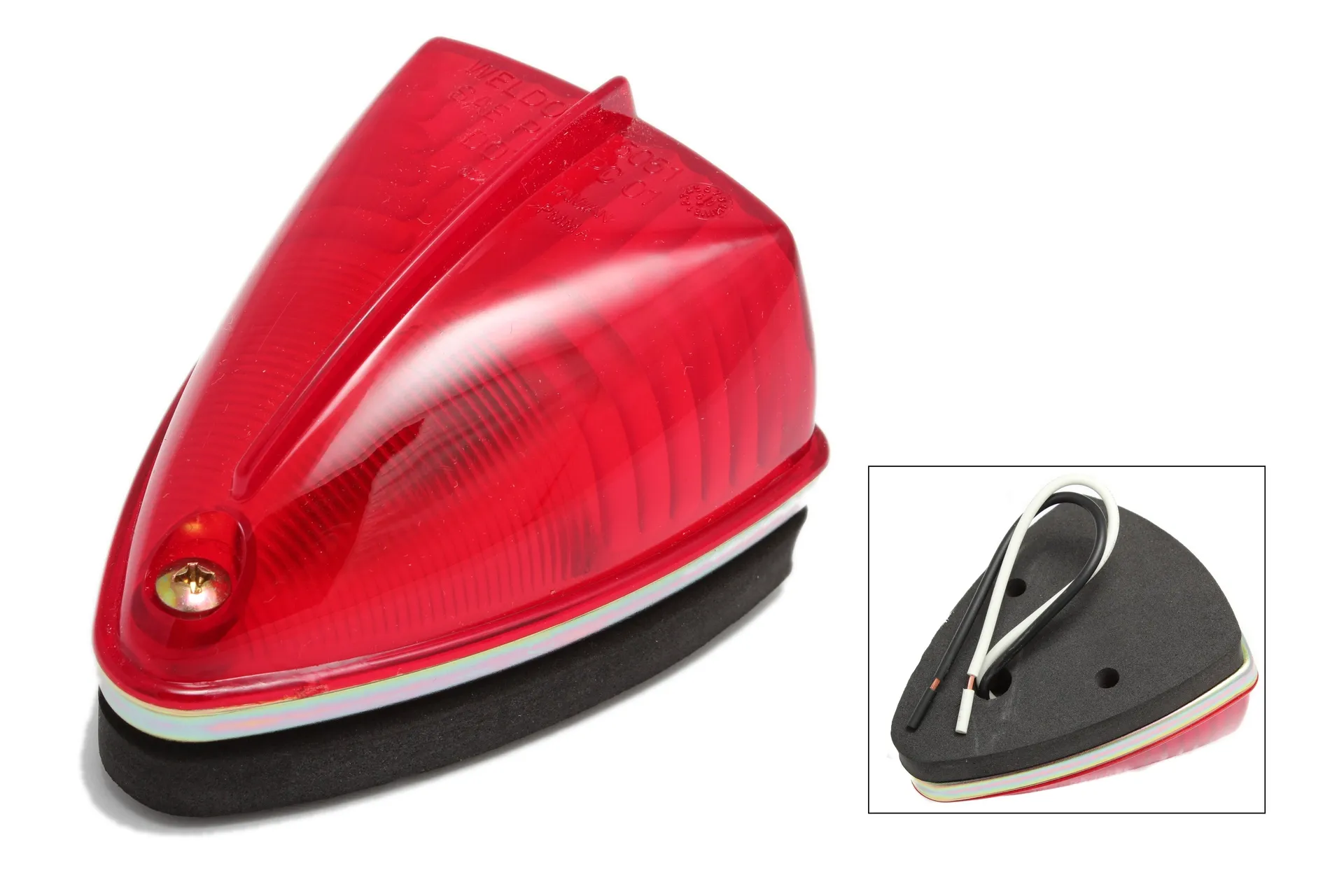 Red Shielded Clearance Light