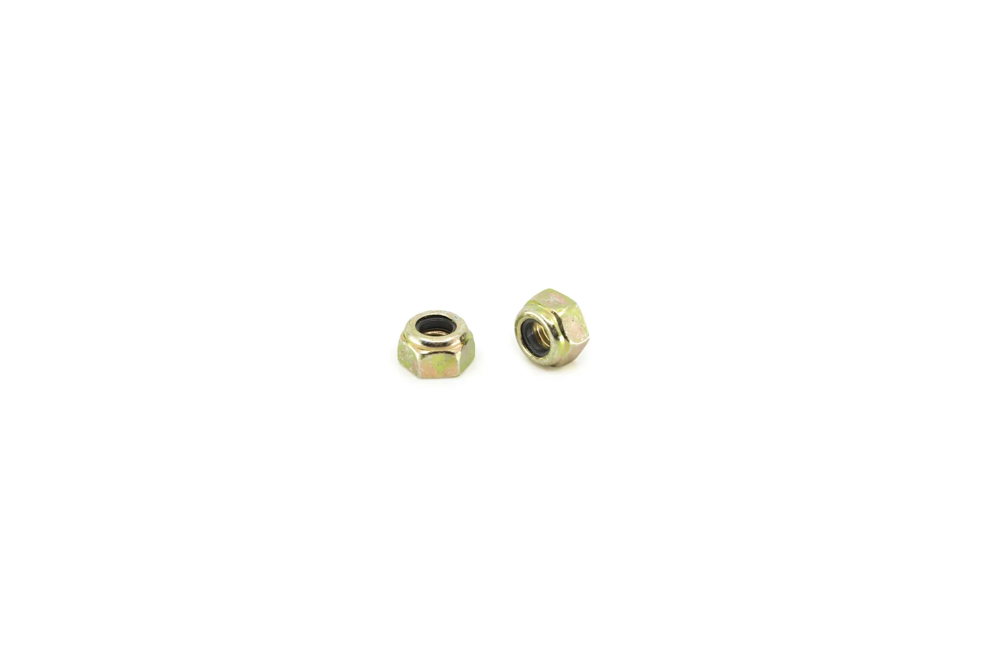 Nut,Hex Hd,M5-.8,Lk,Nylon Insert,Yel Zi