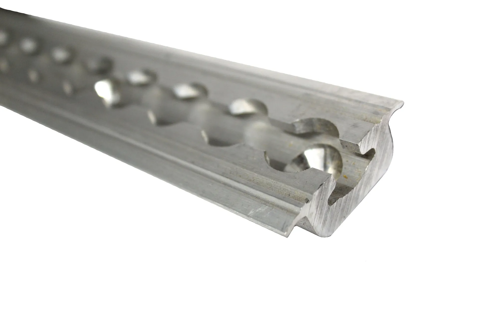 Omni Flanged Ltrack 5/16 Holes,100" Long