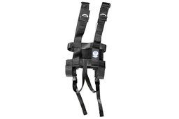 Adjustable Zipper Vest W/Loops Lg