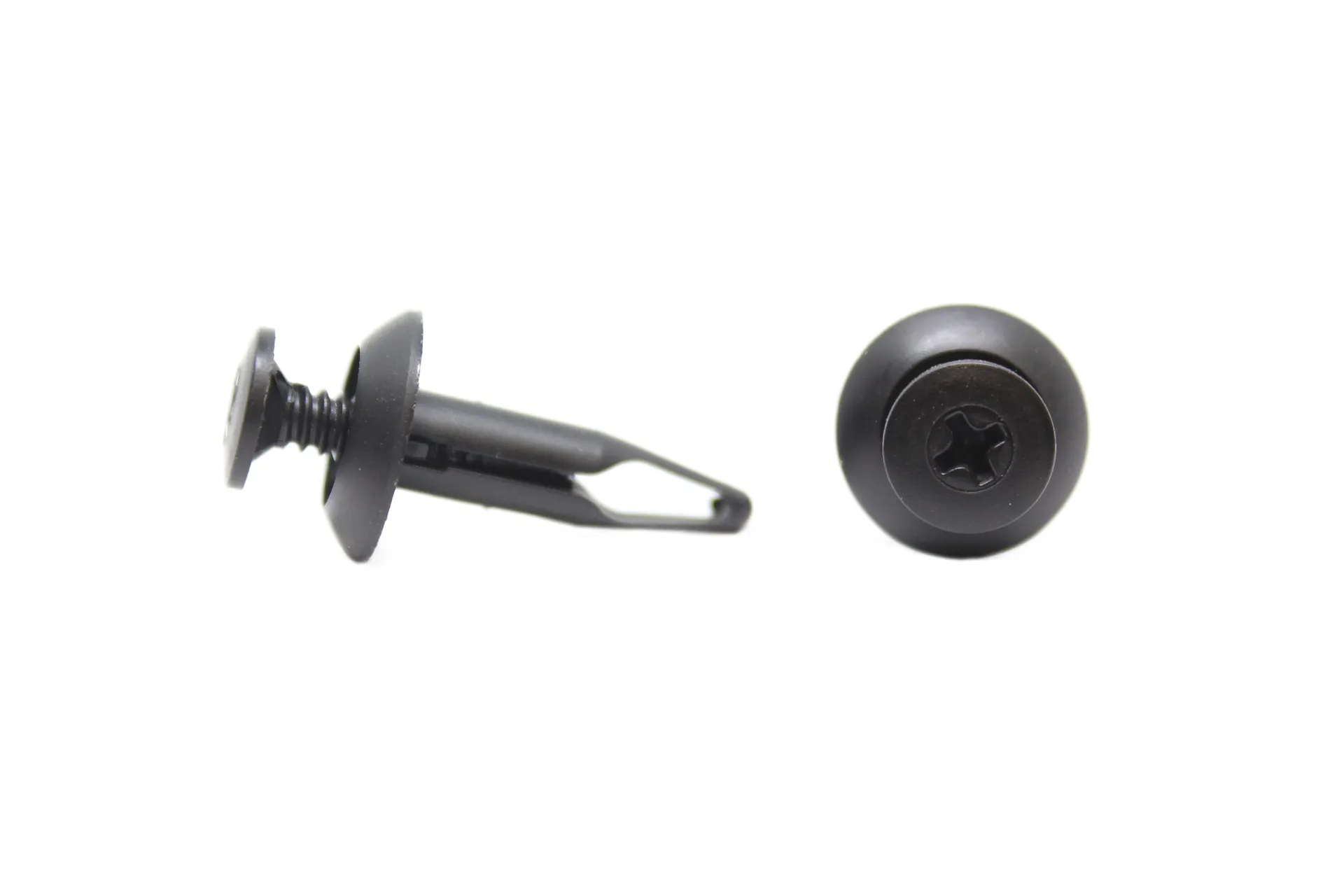 Retainer, Push, Black, Nylon, 1/4