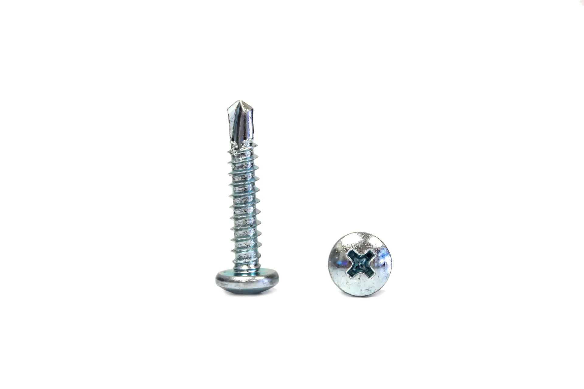 Screw, Self-Drilling, PH, Phillips, Zinc, #10 X 1/2"