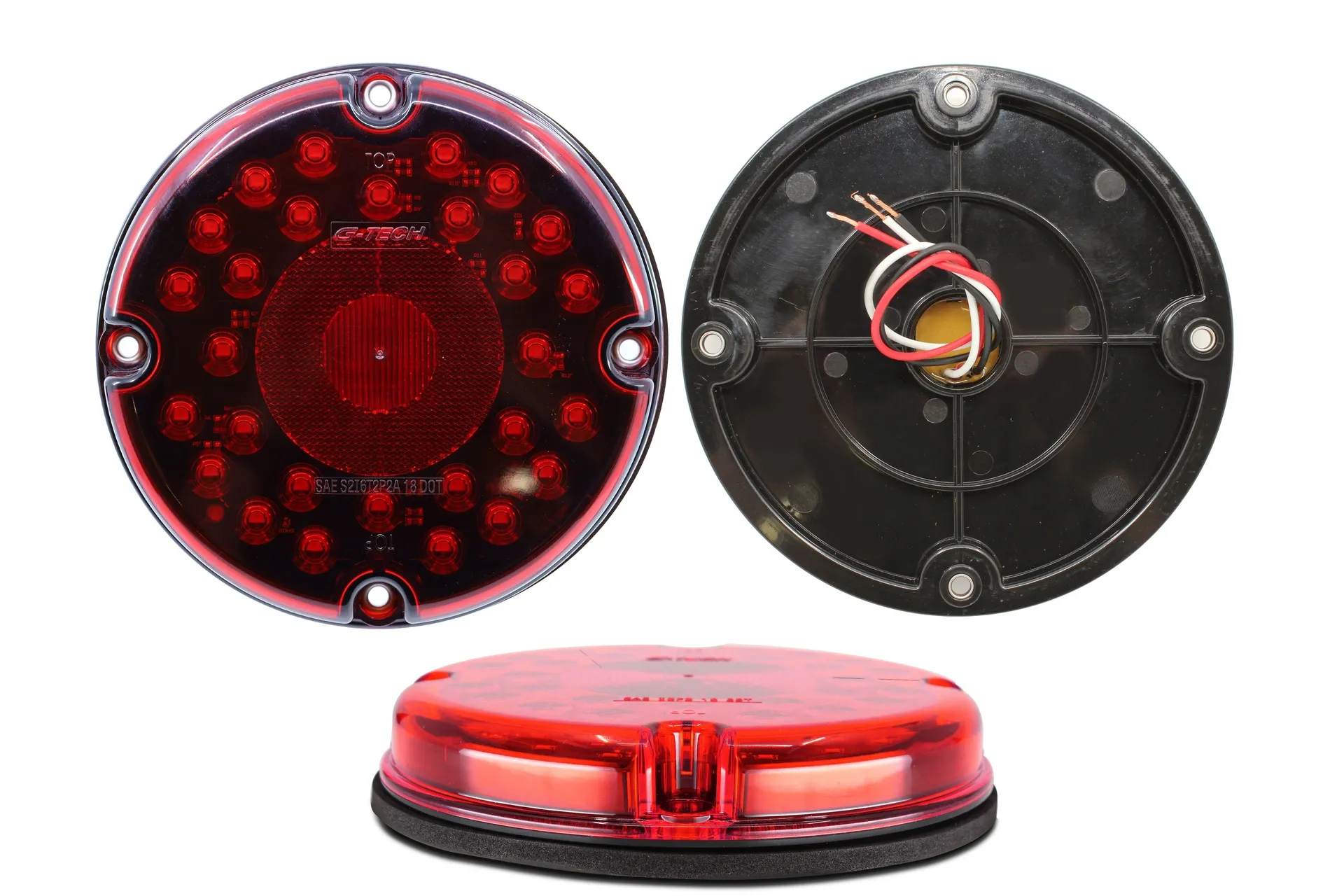 Stop Light 7" Led Red