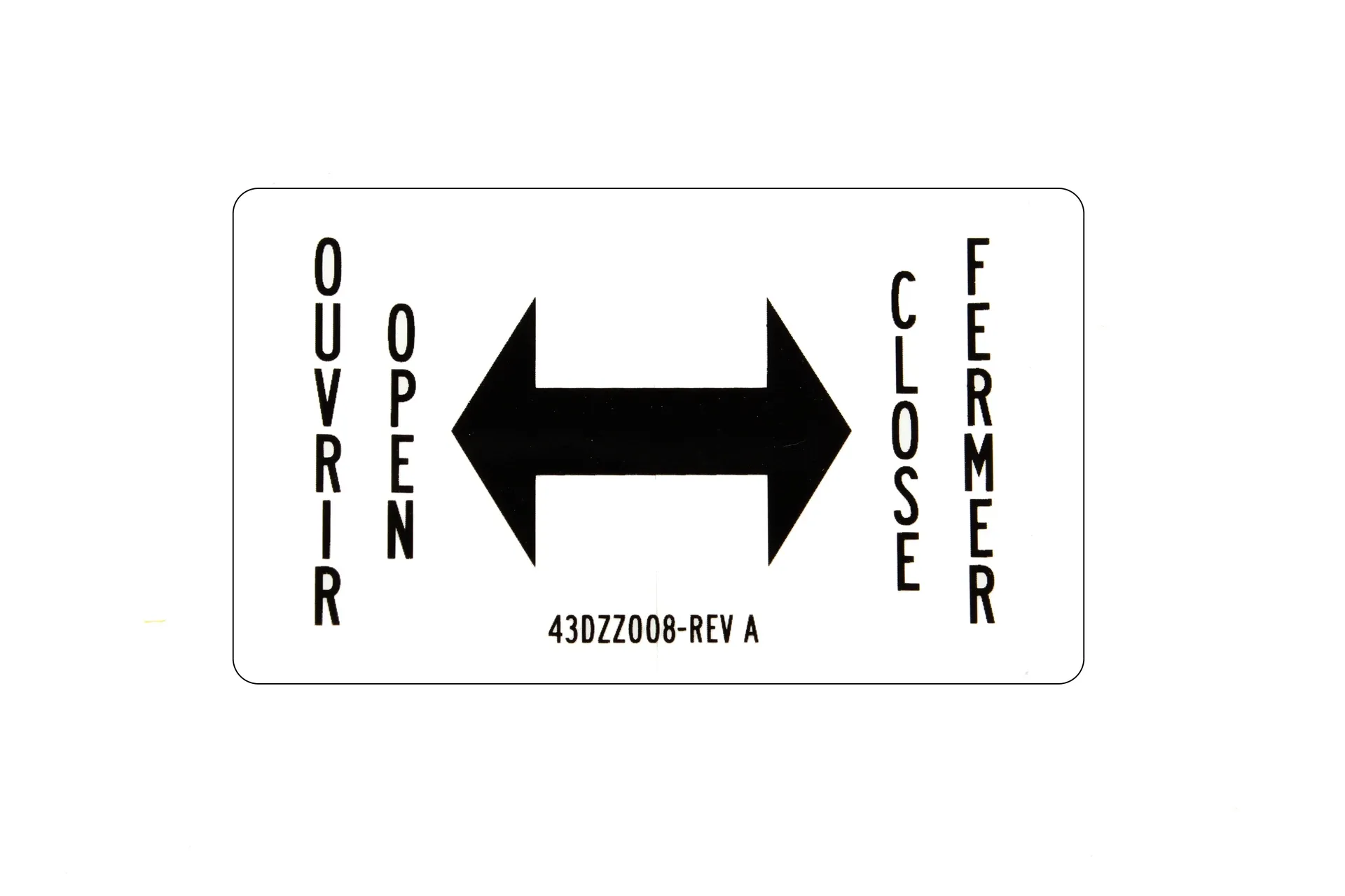 Sticker Dod Ext. Key Switch