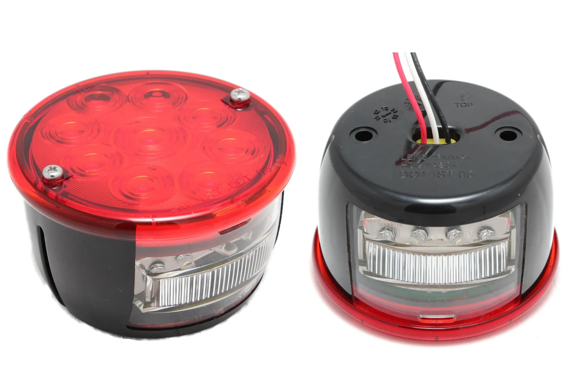 Led Stop/Tail Lamp 4",W/License,No Studs