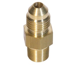 Adapteur, 1/8 pipe à 1/4 tube, laiton, Roush propane