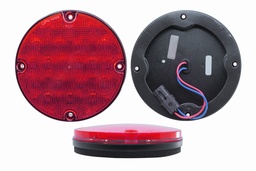 Light,Warning,Red,7In,Led,Select Flash