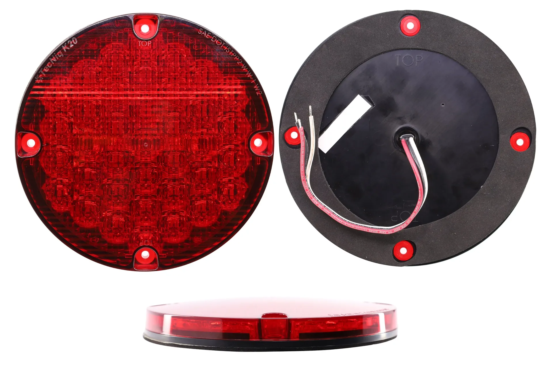 Feu D'arret,Rouge,7"