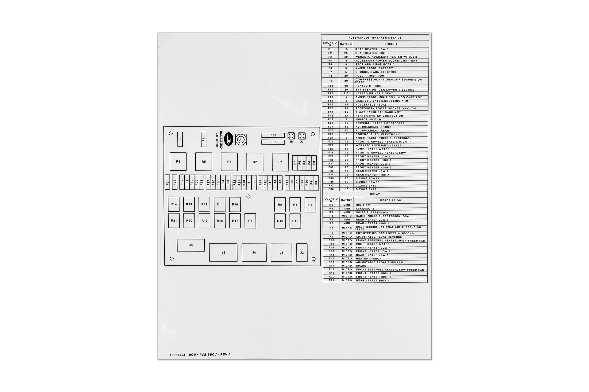 Sticker,Elec,Body Pcb Bbcv