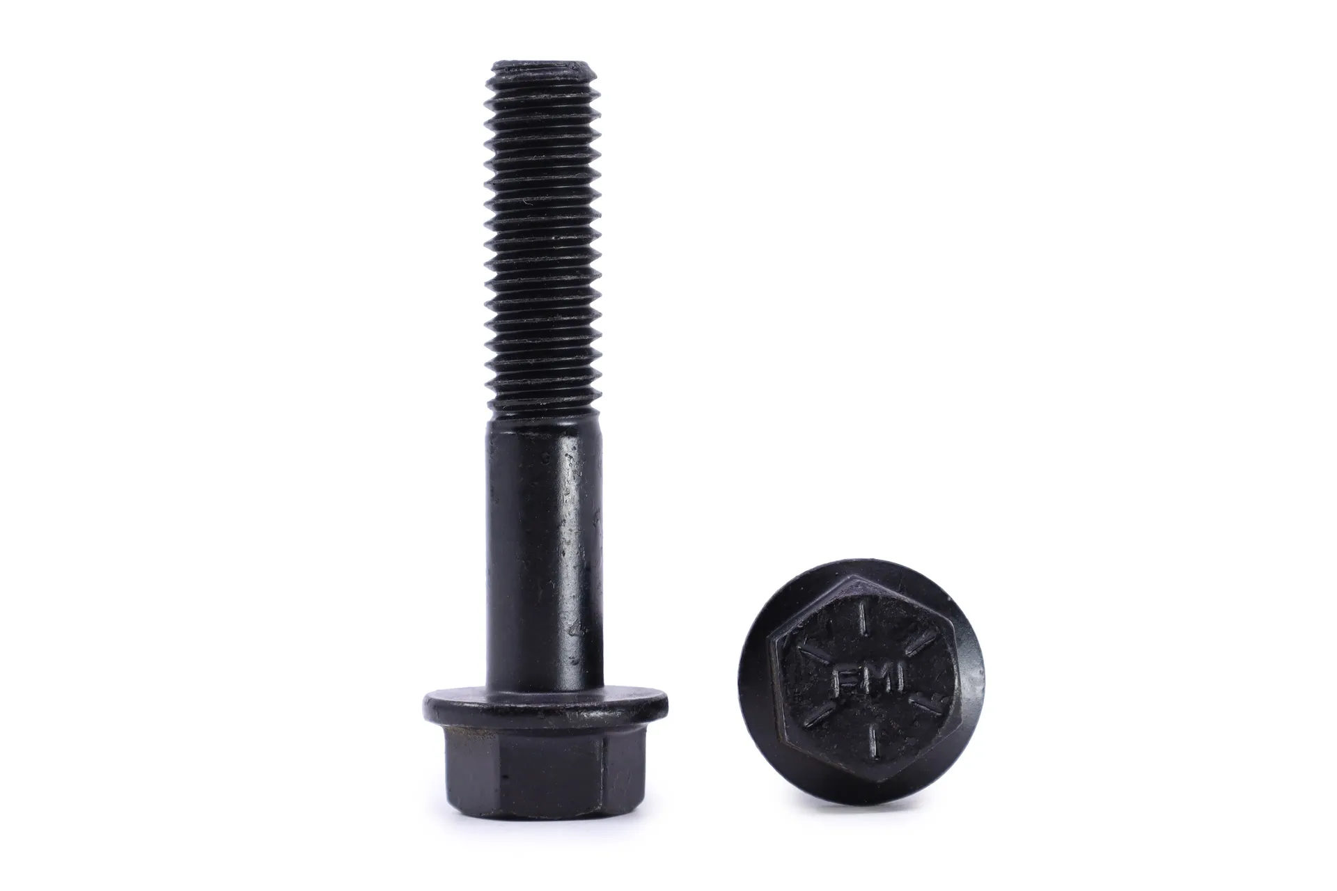 Capscrew,Hex Flg,Head,3/8-16X2,Gr8,Black
