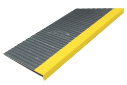 Steptread Upper Grey W/Yellow Nosing