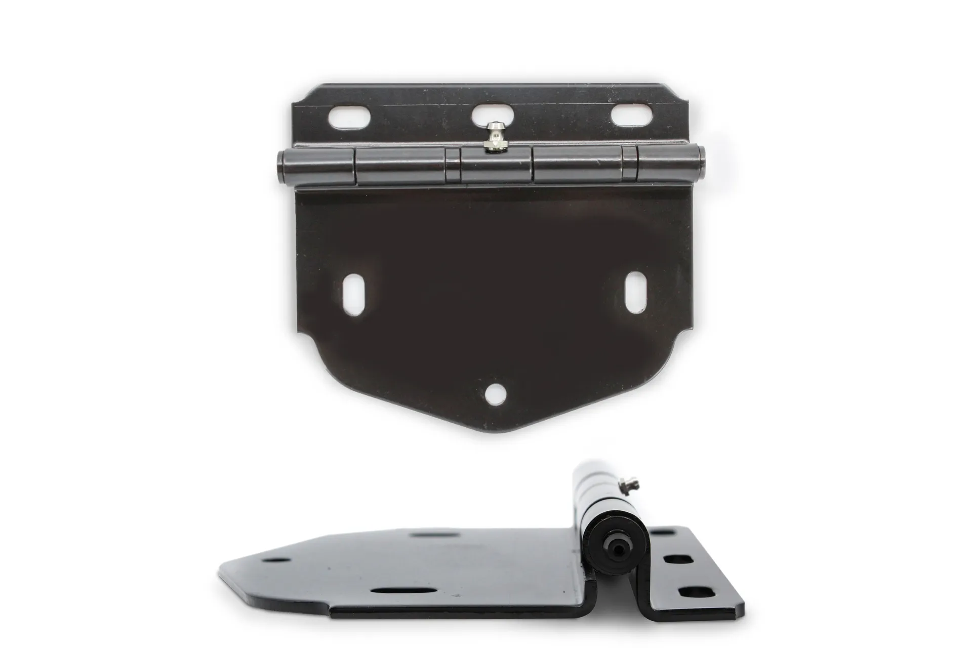 Hinge, Rear Emergency Door, 1/2 Section Trimmed, SS