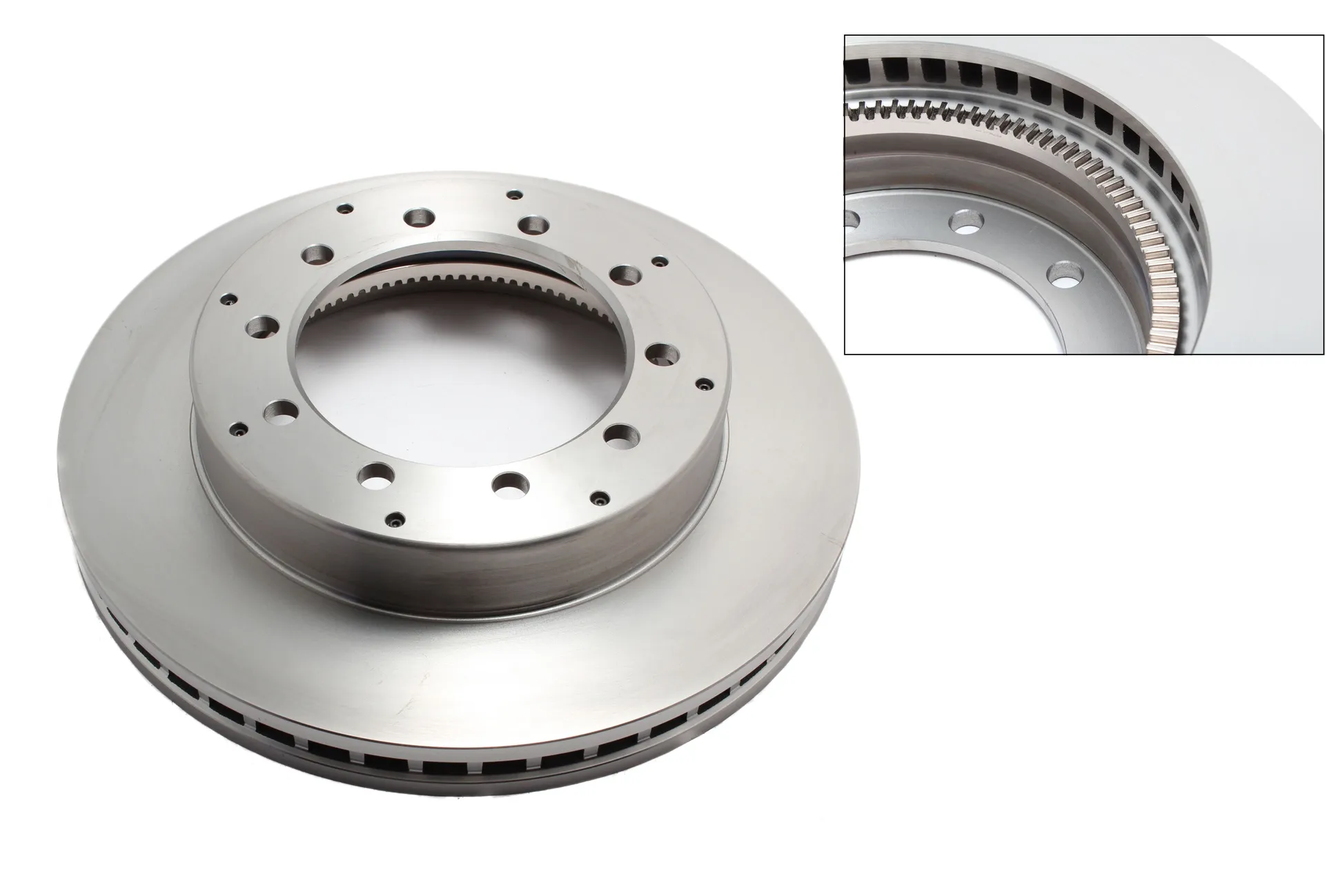 Rotor, Brake, ABS, Nickel Plated, Front