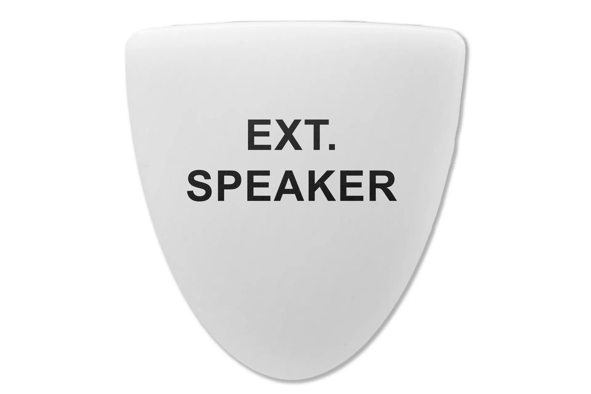 Ext. Speaker Switch Id Plate