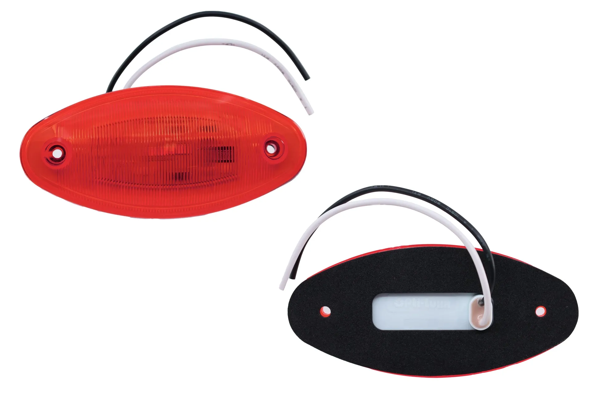 Marker Light Led,Red,5"Oval,520 Series