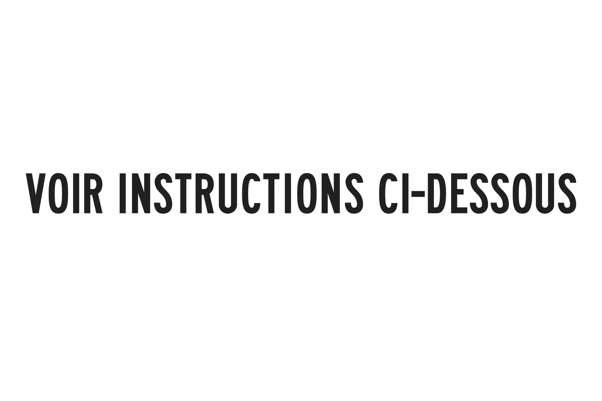 Decalque, Voir Instr. Ci-Dessous, Lettr.